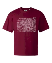 Mapy měst černobílé Praha