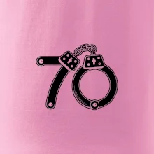 Narozeninové tričko pro policajta - pouta 70