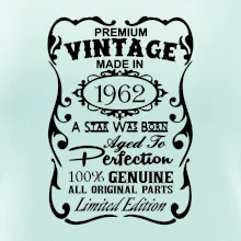 Vintage Etiketa - 1962