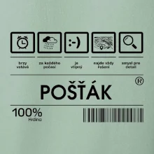 Čárový kód pošťák