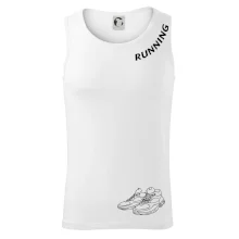 Running nápis šikmo