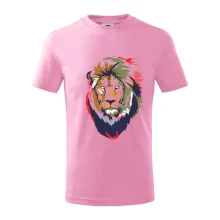 Hlava lva kreslená jednoduchá