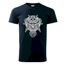 Steampunk sova černobílá Steampunk sova černobílá