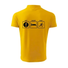 Eat sleep run čtverce