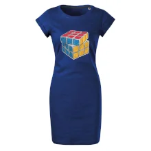 Rubikova kostka kreslená