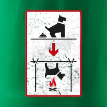 Tričko pro odpůrce sraní na chodníku