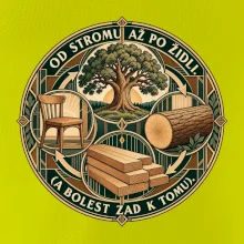 Od stromu až po dřevěnou židli