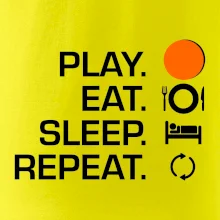 Hokejbal - Play eat sleep repeat
