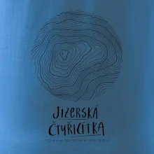 Jizerská čtyřicítka - vrstevnice v kruhu
