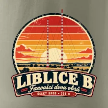 Liblice B retro odznak dvou vysílačů