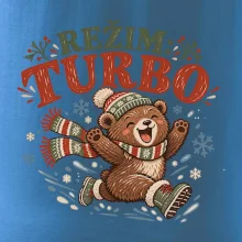Rodinná vánoční trička - Režim turbo zimní medvídek dítě