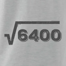 Narozeniny odmocnina 80