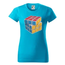 Rubikova kostka kreslená