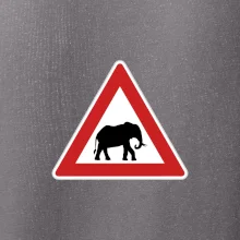 Dopravní značka - Pozor slon