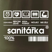 Čárový kód sanitářka