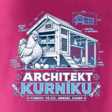 Architekt kurníku technický výkres
