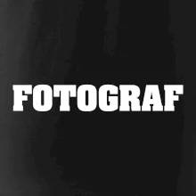 Novinář nápis - Fotograf