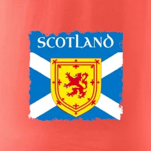 Skotská vlajka s erbem lva