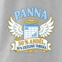 Panna. 50 % anděl, 50 % excelová tabulka