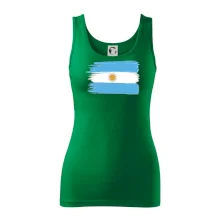 Argentina vlajka kreslená štětkou