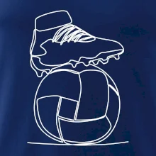 Fotbalový míč kopačka jedním tahem