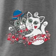 Kočky v objetí (Pecka design)