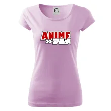 Anime nápis červený