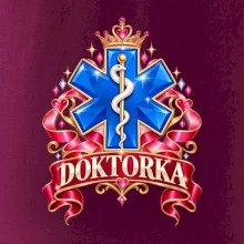 Doktorka - stuhy a kříž
