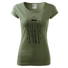 Queens are born in 1981 Queens are born in 1981