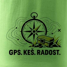 Kompas s krabičkou GPS keš radost