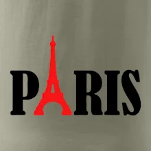 Paris nápis Eiffelova věž