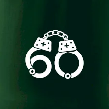 Narozeninové tričko pro policajta - pouta 60