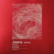 Jizera - vrstevnice v obdélníku