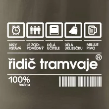 Čárový kód Řidič tramvaje