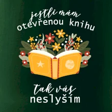 Jestli mám otevřenou knihu, tak vás neslyším