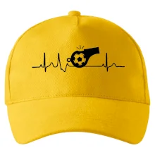 EKG fotbal rozhodčí a píšťalka