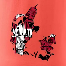 Mapy - názvy měst - Dánsko