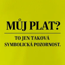 Můj plat? to jen taková symbolická pozornost