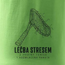 Léčba stresem rozmlácená raketa