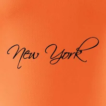 New York nápis psacím