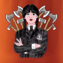 Sekery - holka v černém (Pecka design)