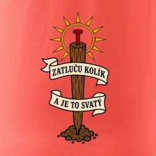 Geodet zatluču kolík a je to svatý