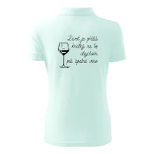 Život je příliš krátký - sklenička