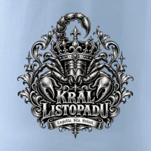 Král listopadu královský štír a koruna