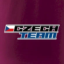 Czech team s vlajkou - Mistrovství světa v ledním hokeji 2025