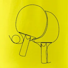 Pálky na stolní tenis jedním tahem