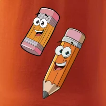 Parové triko - Tužka a guma