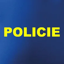 Policie Nápis žlutý