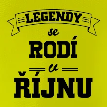 Legendy se rodí v říjnu