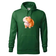 Morče - kreslené, bílo oranžové